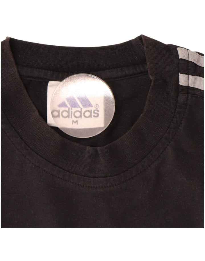 Tricou Bărbați Adidas Top Mediu Negru Bumbac