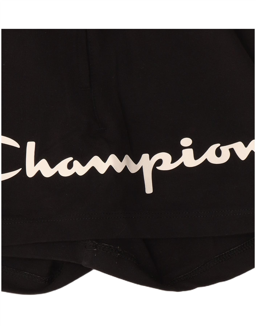 Pantaloni scurți sport grafic Champion pentru femei UK 12 Medium Black