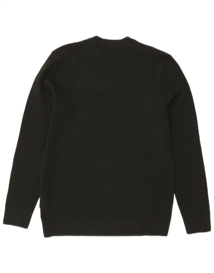 Pulover pentru bărbați Marks & Spencer, cu gât crew, poliester mic kaki