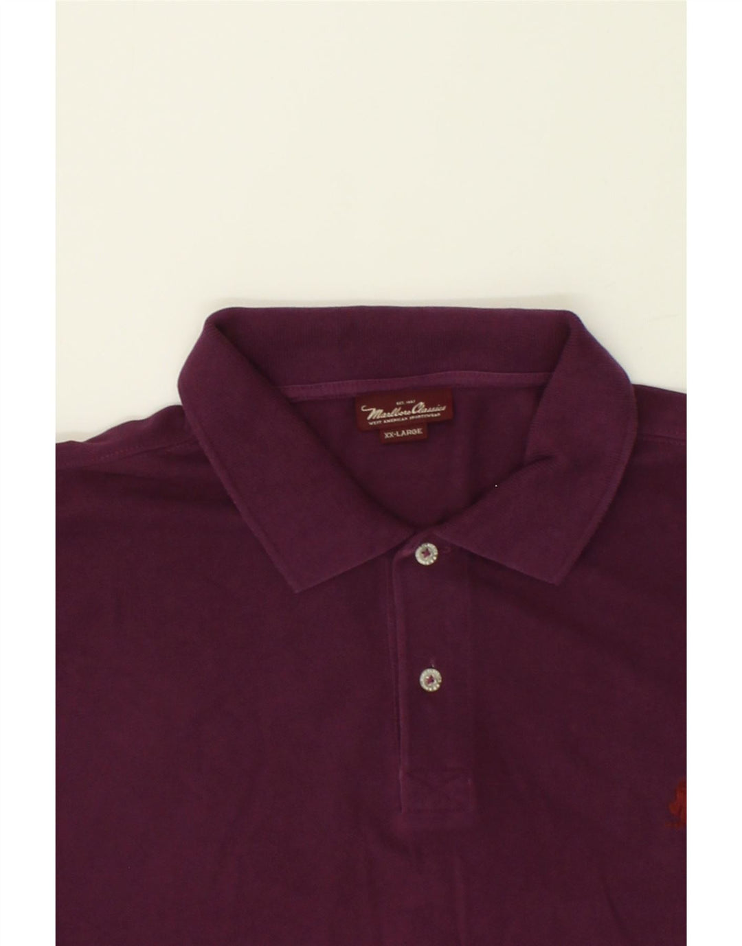 MARLBORO CLASSICS Tricou polo pentru bărbați 2XL bumbac violet