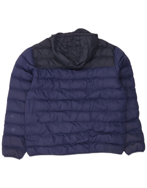 Jachetă căptușită cu glugă pentru bărbați Mountain Warehouse UK 44 2XL Poliamidă bleumarin
