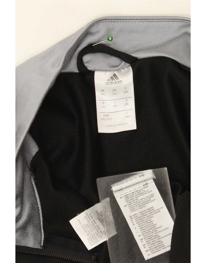 Jachetă de trening pentru bărbați Adidas, 2XL, negru, poliester