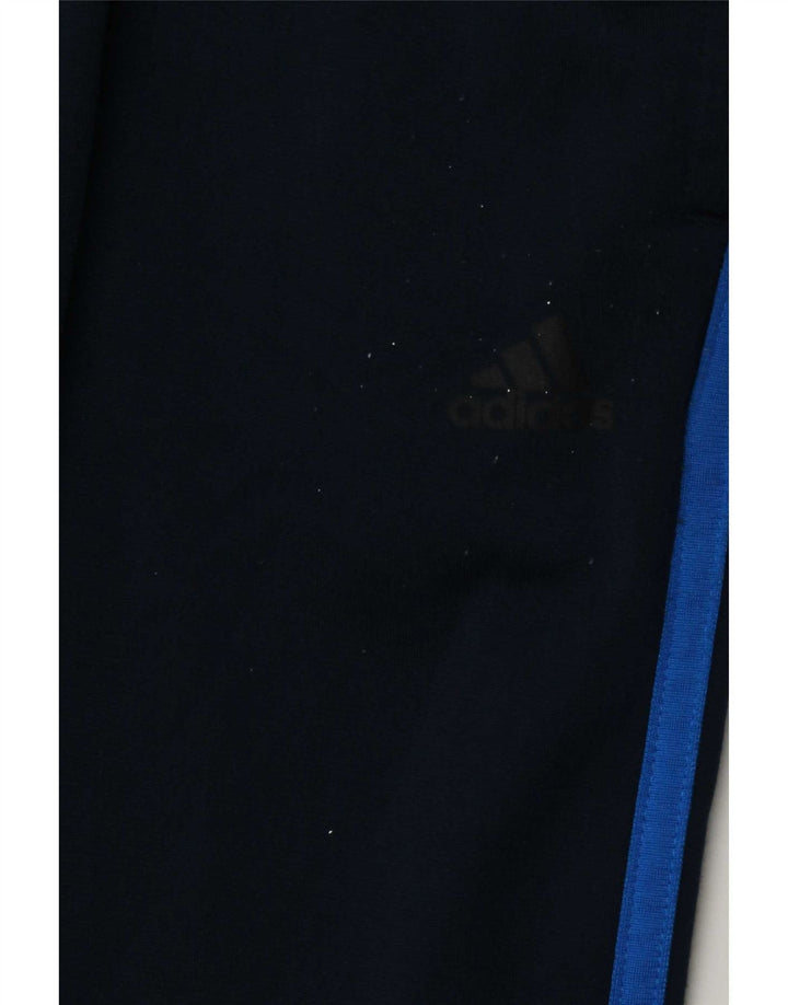 Pantaloni de trening Adidas pentru bărbați, poliester mediu albastru bleumarin