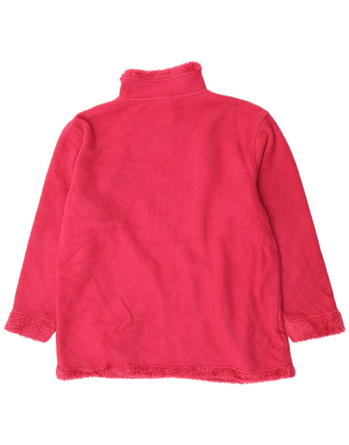 Jachetă polară supradimensionată pentru femei Essentials UK 18 XL roz poliester