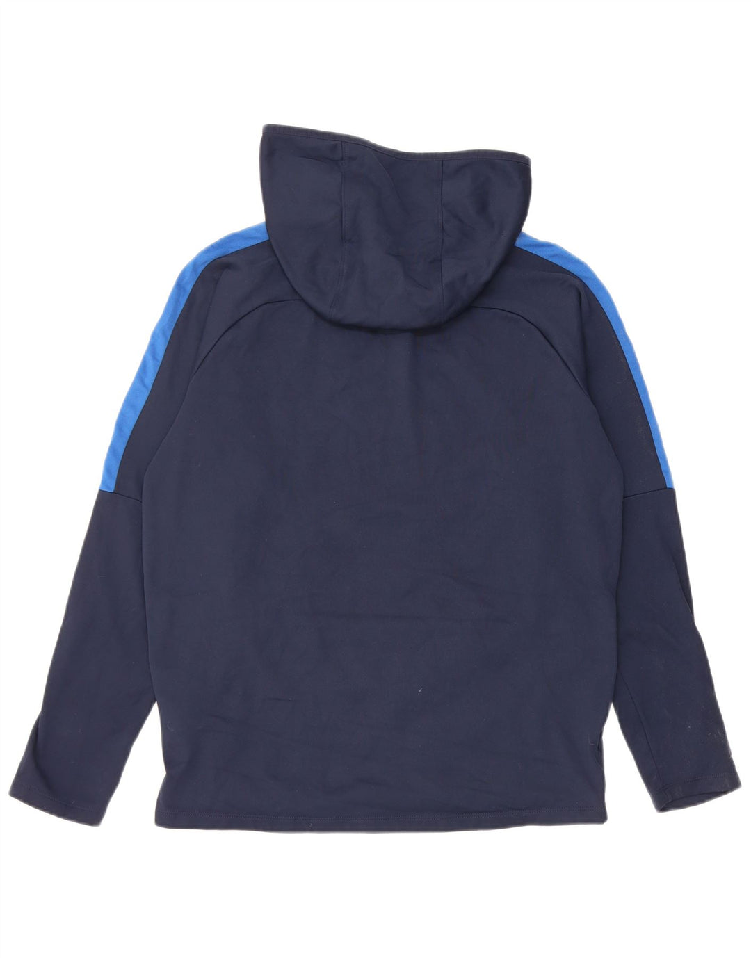 Pulover Nike pentru bărbați cu glugă, mediu albastru bleumarin, poliester bloc de culoare