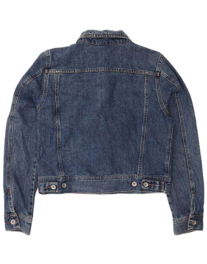 Dkny Jachetă de blugi pentru femei UK 14, mare, albastru, bumbac