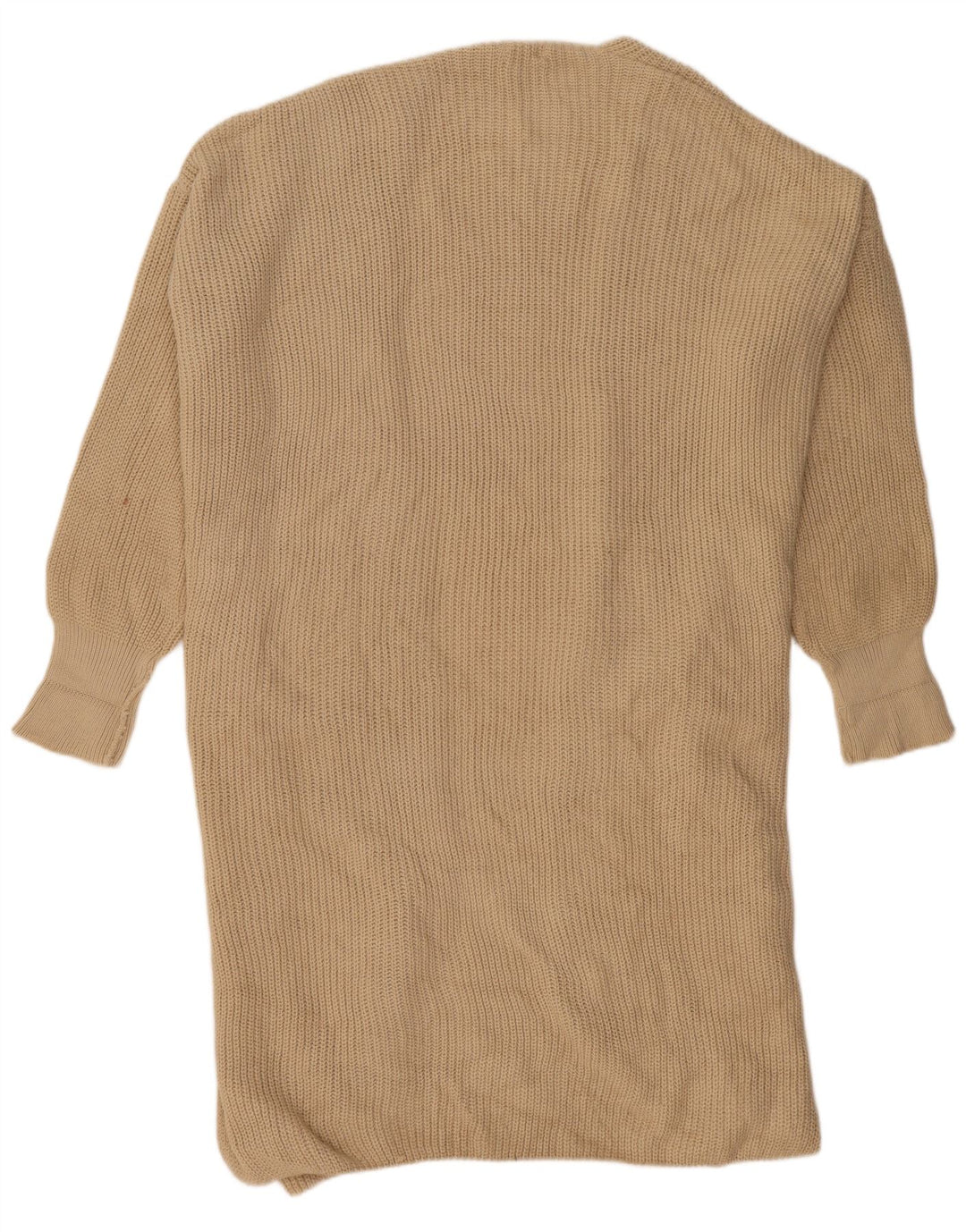 Pulover cardigan deschis supradimensionat pentru femei Topshop UK 14 Bej mediu