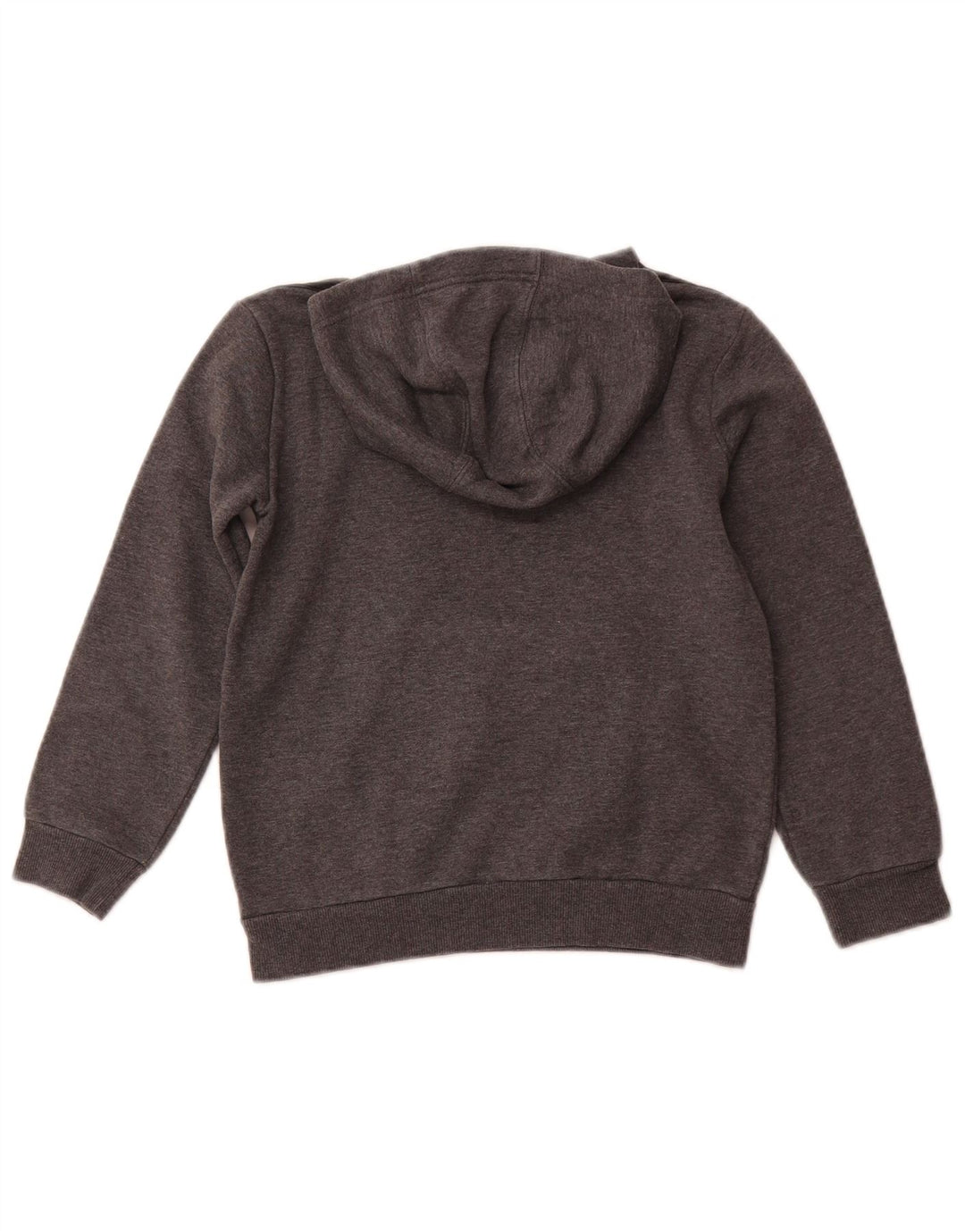 Pulover ADIDAS pentru băieți, cu glugă, 7-8 ani, gri bumbac