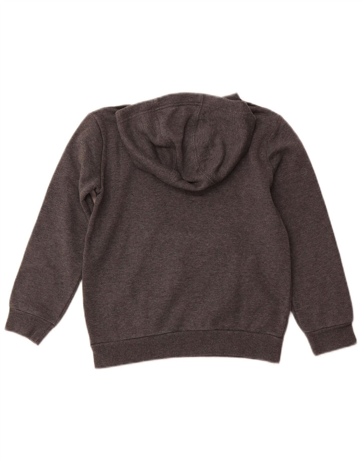 Pulover ADIDAS pentru băieți, cu glugă, 7-8 ani, gri bumbac