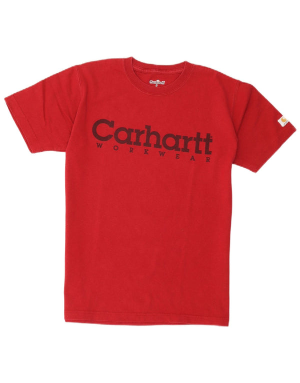Tricou grafic pentru bărbați Carhartt Top mic bumbac roșu
