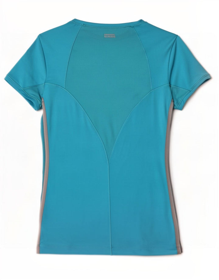 Tricou Adidas Climacool pentru femei Top UK 10 Small Blue Poliester