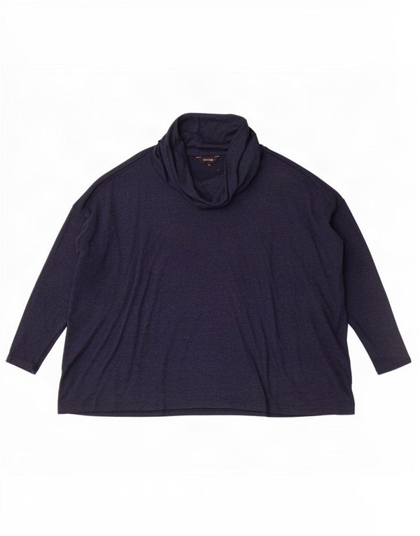Phase Eight Top supradimensionat pentru femei cu mâneci 3/4 UK 10 mic, bleumarin, viscoză