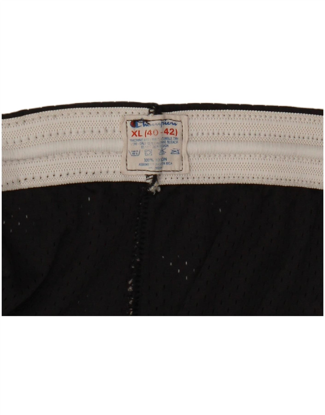 Pantaloni scurți sport grafic pentru bărbați Champion XL, nailon negru