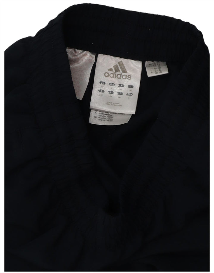Pantaloni de trening Adidas Fete 9-10 Ani Bleumarin Poliester