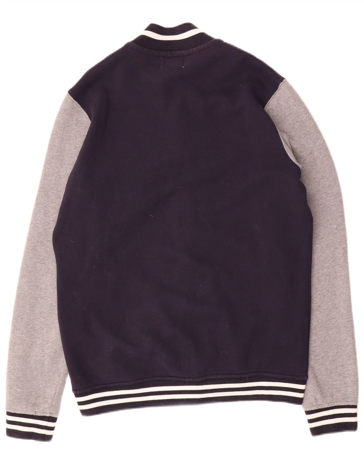 Jachetă Converse Graphic Varsity pentru bărbați UK 40, mare, bleumarin, color block