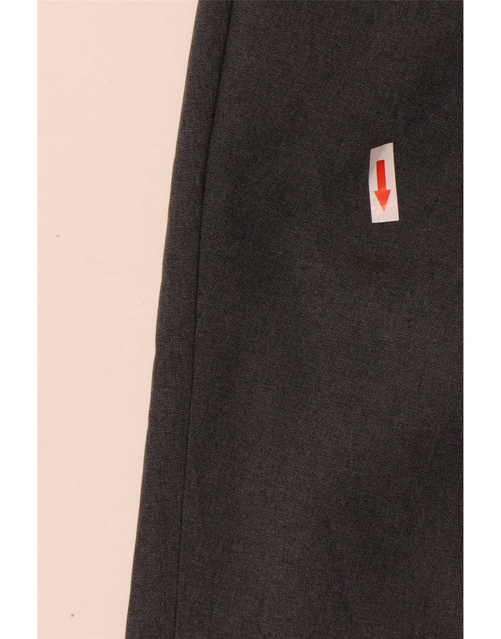 Pantaloni de costum pentru bărbați Farah L38 L30 poliester gri