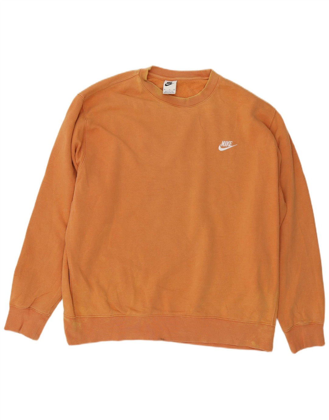 Hanorac pentru bărbați Nike Jumper XL bumbac portocaliu