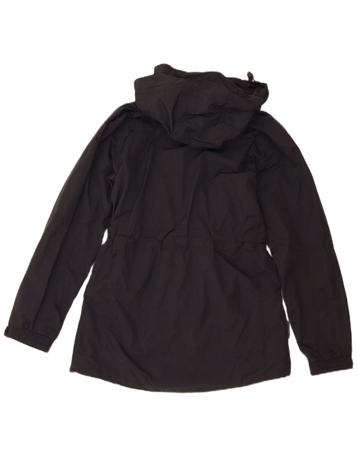 Jachetă de ploaie cu glugă pentru femei Mountain Warehouse UK 14, mare, negru, nailon