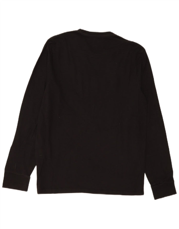 Bluză cu mânecă lungă Levi's pentru bărbați, negru mediu, bumbac