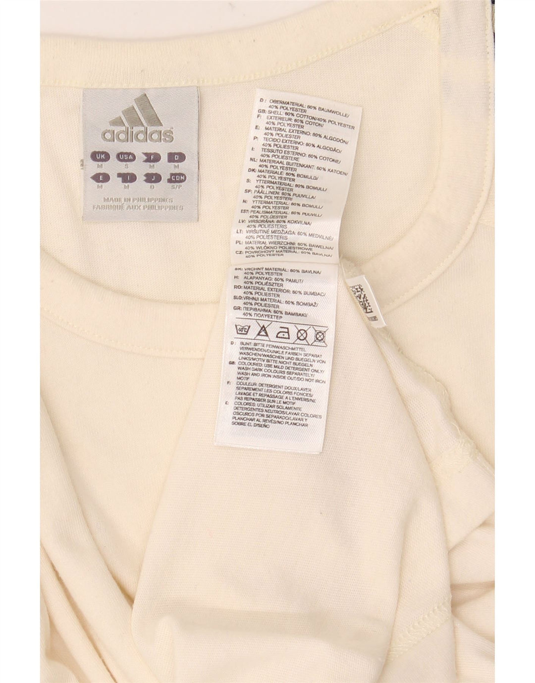 Tricou grafic pentru bărbați Adidas Top Medium White Bumbac
