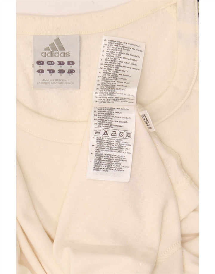 Tricou grafic pentru bărbați Adidas Top Medium White Bumbac