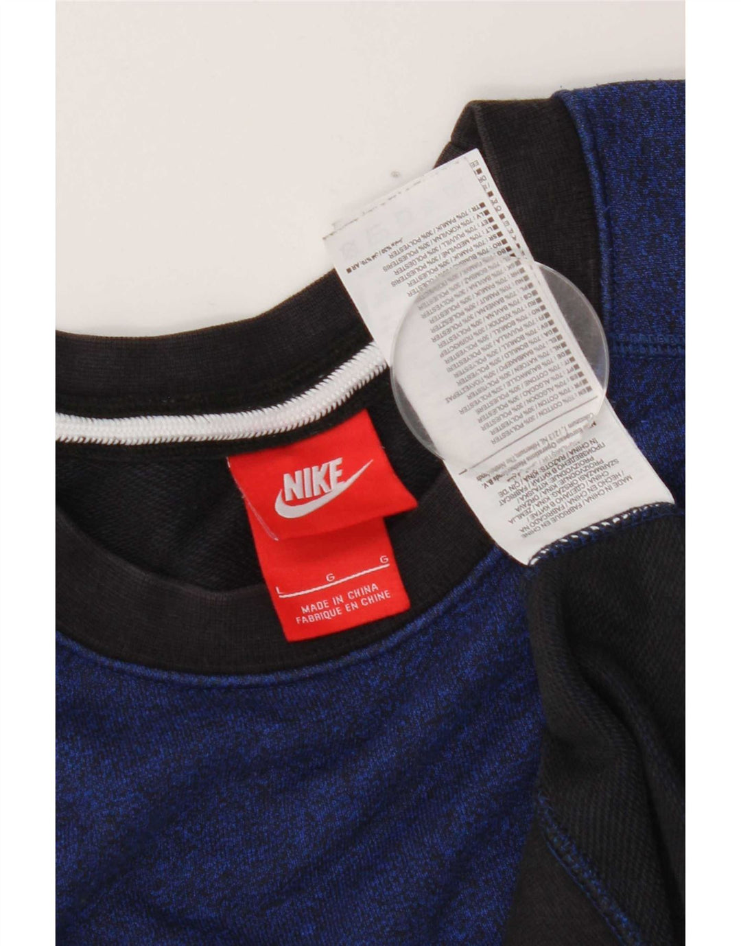 Pulover pentru bărbați Nike Hanorac, mare, albastru, bumbac color bloc
