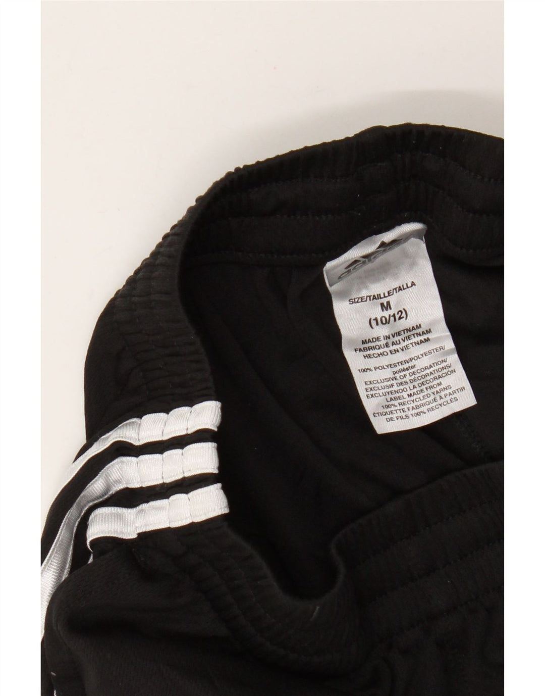 Pantaloni scurți sport adidas băieți 10-11 ani poliester negru mediu