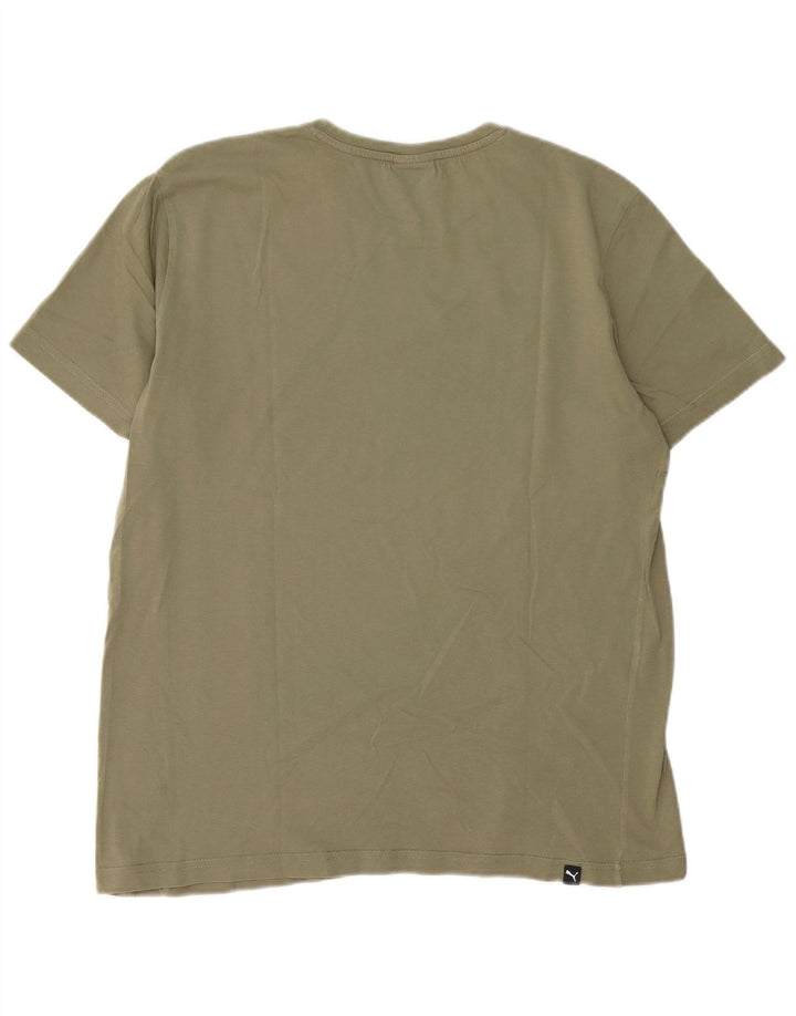 Tricou grafic pentru bărbați Puma Top Medium Khaki Bumbac