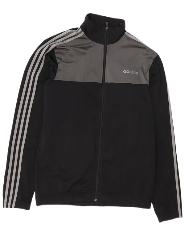 Jachetă de trening pentru bărbați Adidas UK 40/42 Medium Black Colorblock
