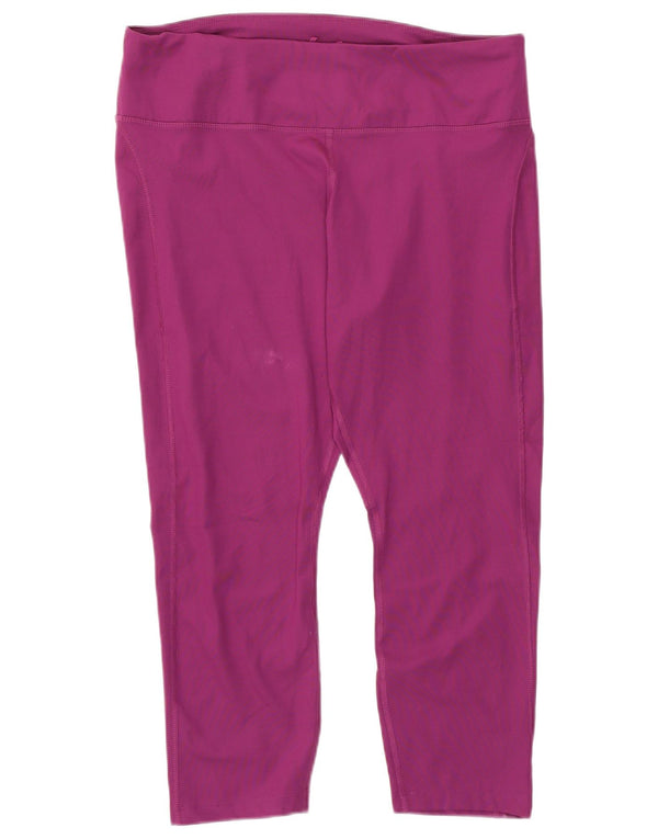 Leggings Capri Nike Dri Fit pentru femei UK 18 XL Poliester violet