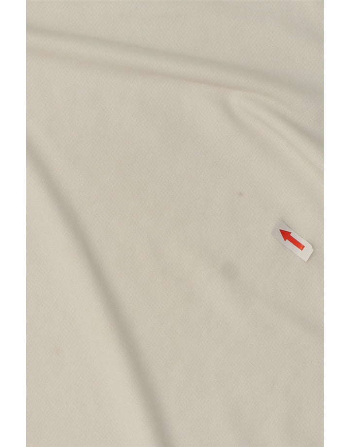 Tricou Adidas Climalite pentru bărbați Top mare, alb, poliester color bloc