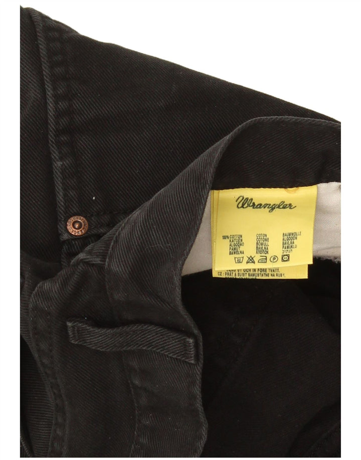 Blugi drepte pentru bărbați Wrangler Texas W36 L32 bumbac negru