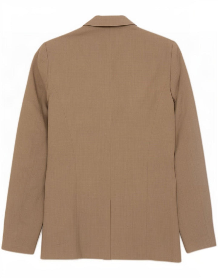 Jachetă pentru femei Zara cu 1 nasture, UK 10, bumbac, bej