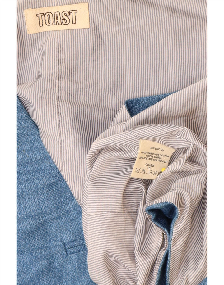 Vestă Toast pentru femei UK 10 Small Blue Bumbac