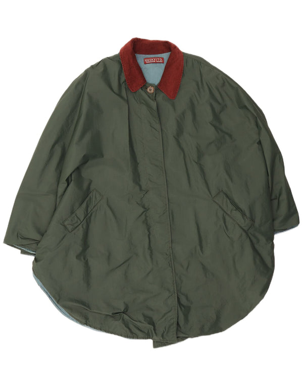 Poncho supradimensionat pentru femei Husky, mărime unica, verde