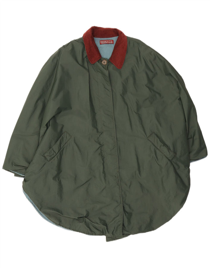 Poncho supradimensionat pentru femei Husky, mărime unica, verde