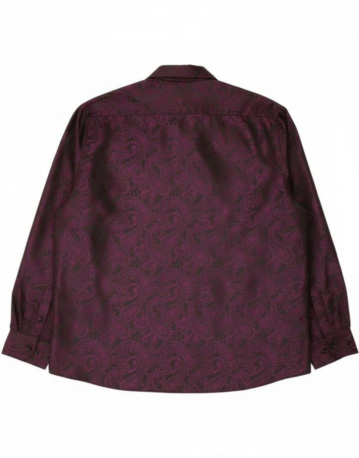 Cămașă pentru bărbați Hi-Tie 2XL Mov Paisley Poliester