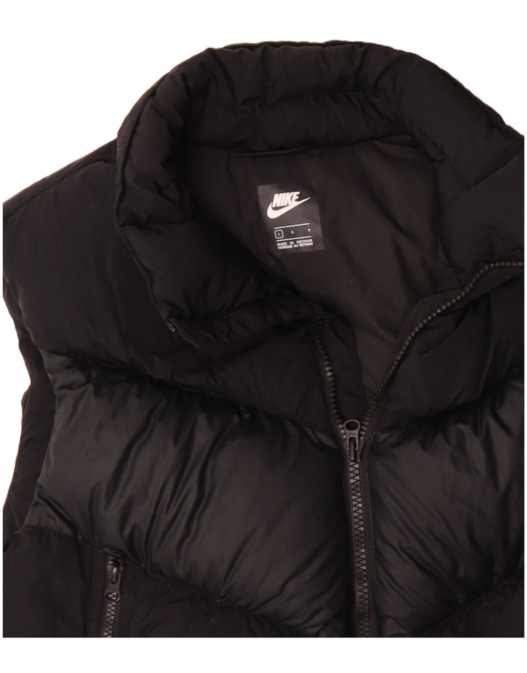 Gilet NIKE pentru bărbați, UK 40, mare, negru, poliester