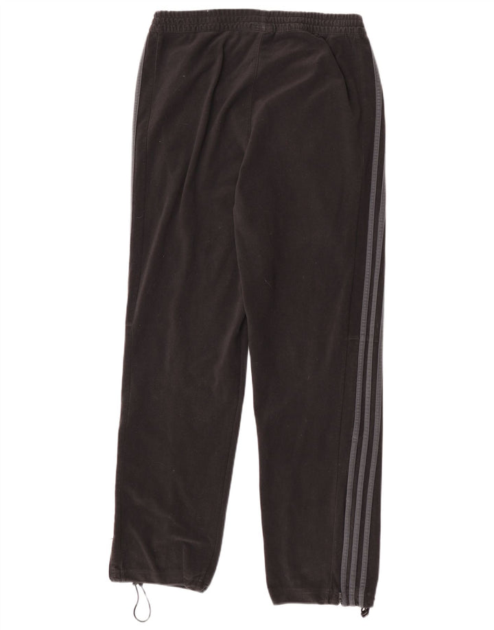 Pantaloni de trening Adidas pentru bărbați din Velour Pantaloni de jogging Mediu Poliester Negru