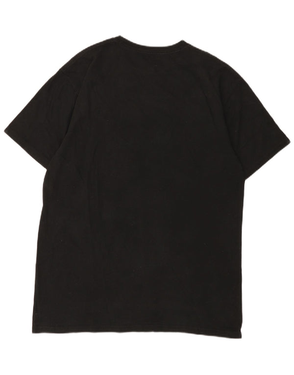 Tricou grafic Praga pentru bărbați Hard Rock Cafe Top mare din bumbac negru