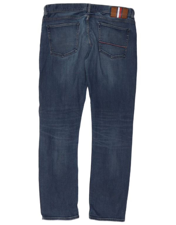 Blugi drepti pentru bărbați Tommy Hilfiger Denton W34 L32 Bumbac albastru