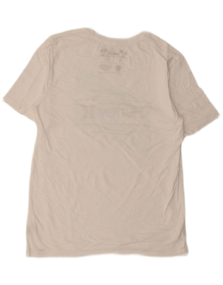 Tricou grafic pentru bărbați Hurley Top mic din bumbac alb