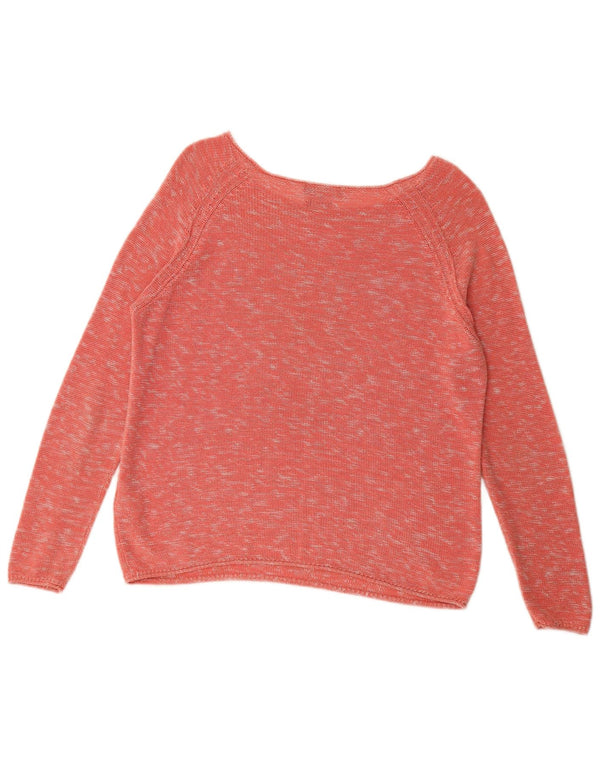 Pulover Tommy Hilfiger pentru damă, cu gât de barca, UK 14 Medium Pink Flecked