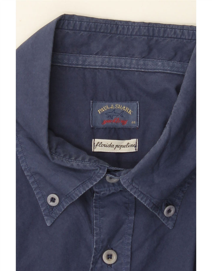 Cămașă pentru bărbați PAUL & SHARK Mărimea 46 2XL Bleumarin