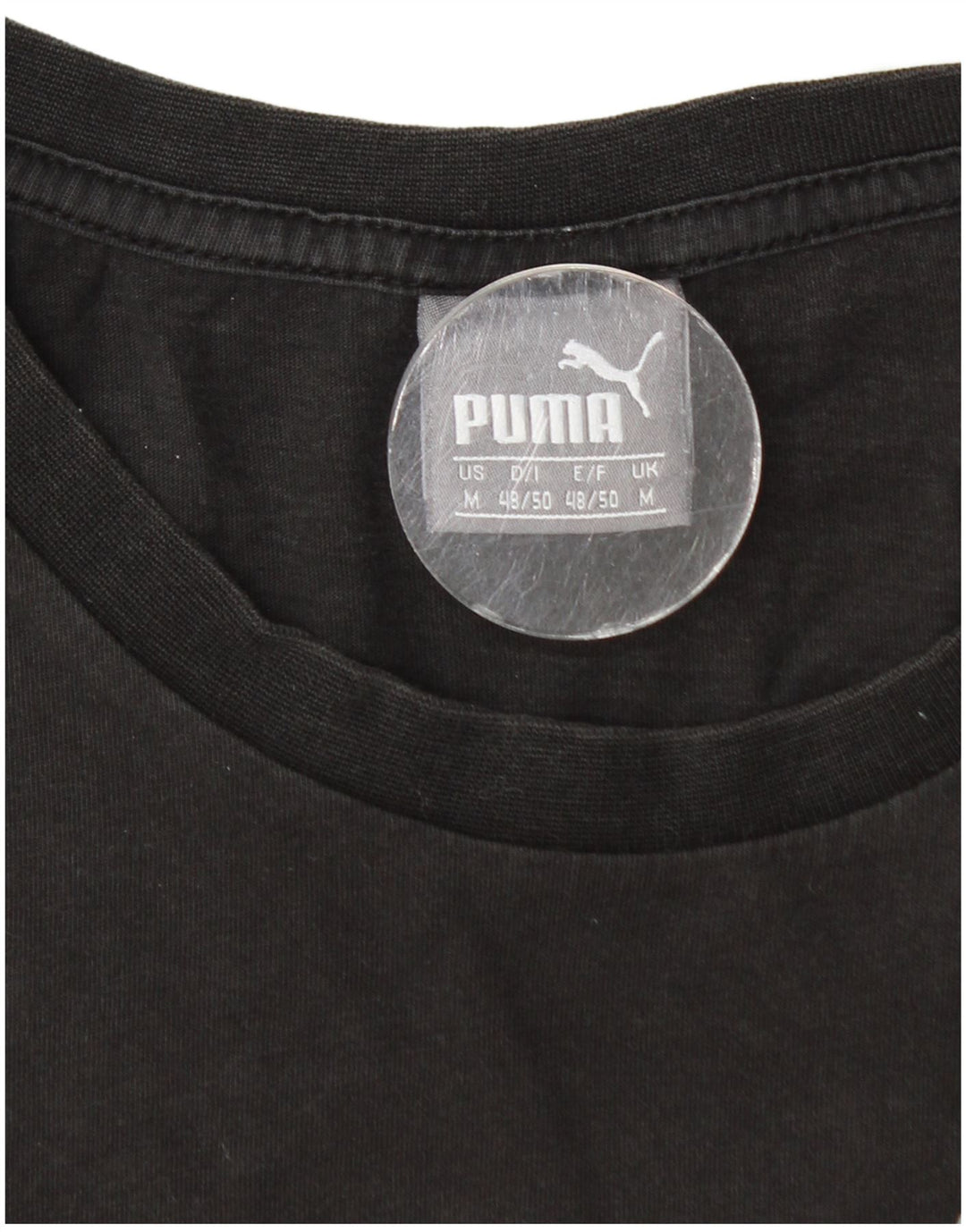 Tricou grafic Puma pentru bărbați Top mediu negru bumbac