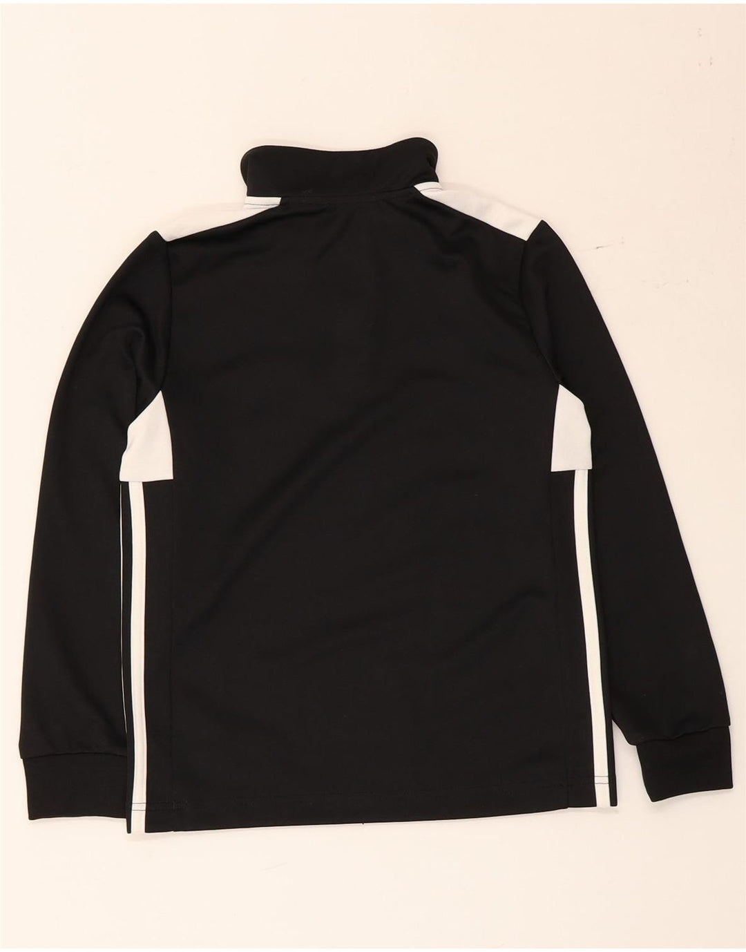 Adidas Climalite Pullover Trening Top 9-10 Ani Negru Colorblock