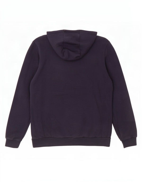 Pulover Adidas pentru bărbați cu glugă grafic UK 44/46 mare bumbac bleumarin