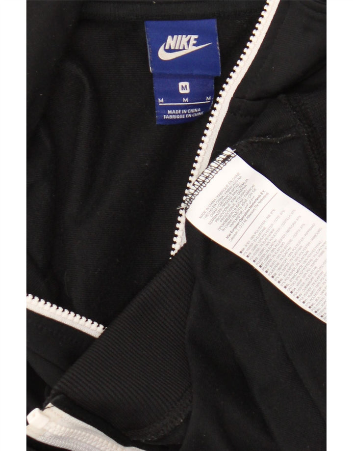 Jachetă de top pentru trening Nike pentru femei UK 14 Medium Black Colorblock Poliester