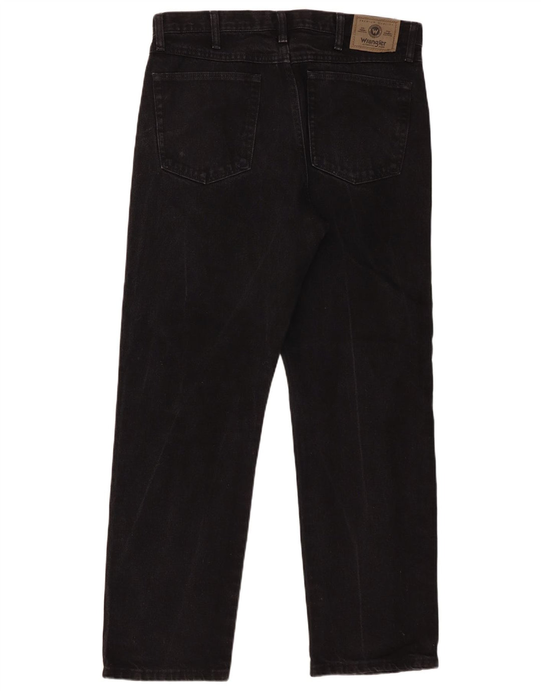 Blugi drepti pentru bărbați Wrangler W34 L30 bumbac negru