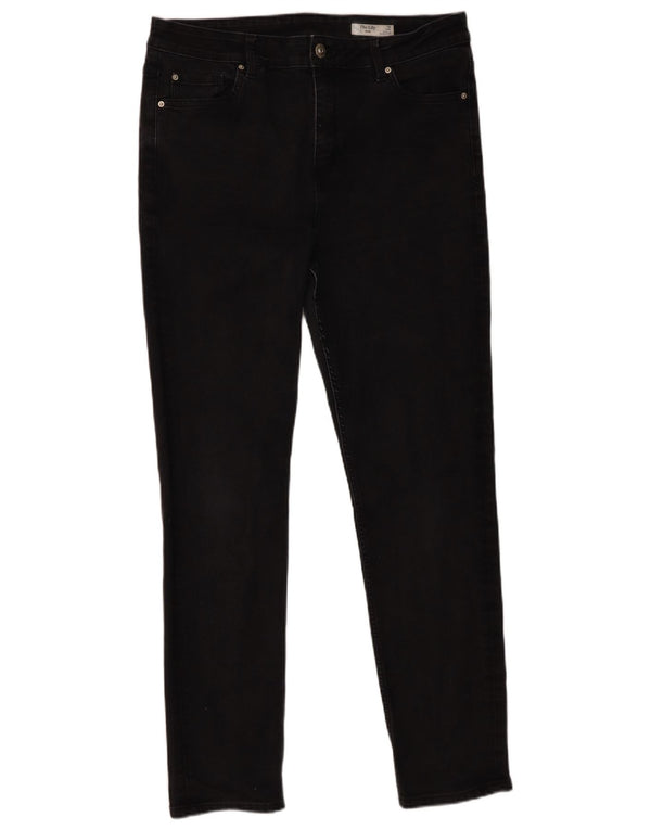 Blugi subțiri The Lily de la Marks & Spencer pentru femei UK 16 Large W36 L30 Bumbac negru